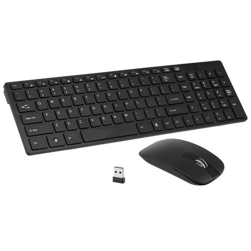 CLAVIER ET SOURIS SANS FIL AVEC RECEPTEUR USB