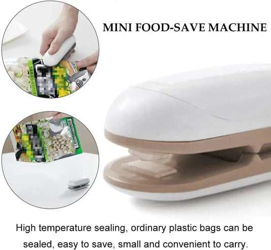 Machine de scellage sous vide de paquet de sac en plastique alimentaire portable