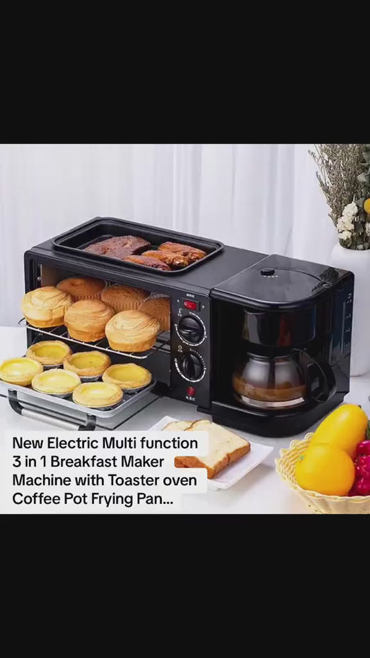 Station de petit déjeuner micro-ondes 3 en 1